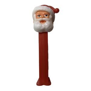 Vintage 1980s Santa Claus Pez Dispenser - Red and White, New Old Stock -vn